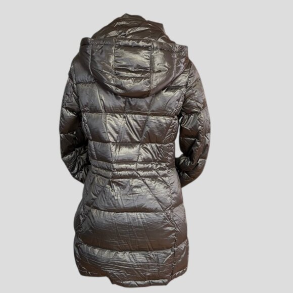 Andrew Marc Packable Lightweight Premium Down Long Jacket - Picture 2 of 16